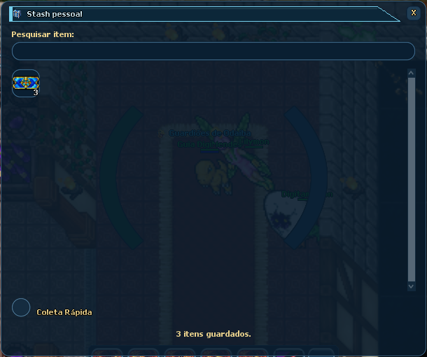 Loot Stash & Stash pessoal no cliente atual do DigiMendes.